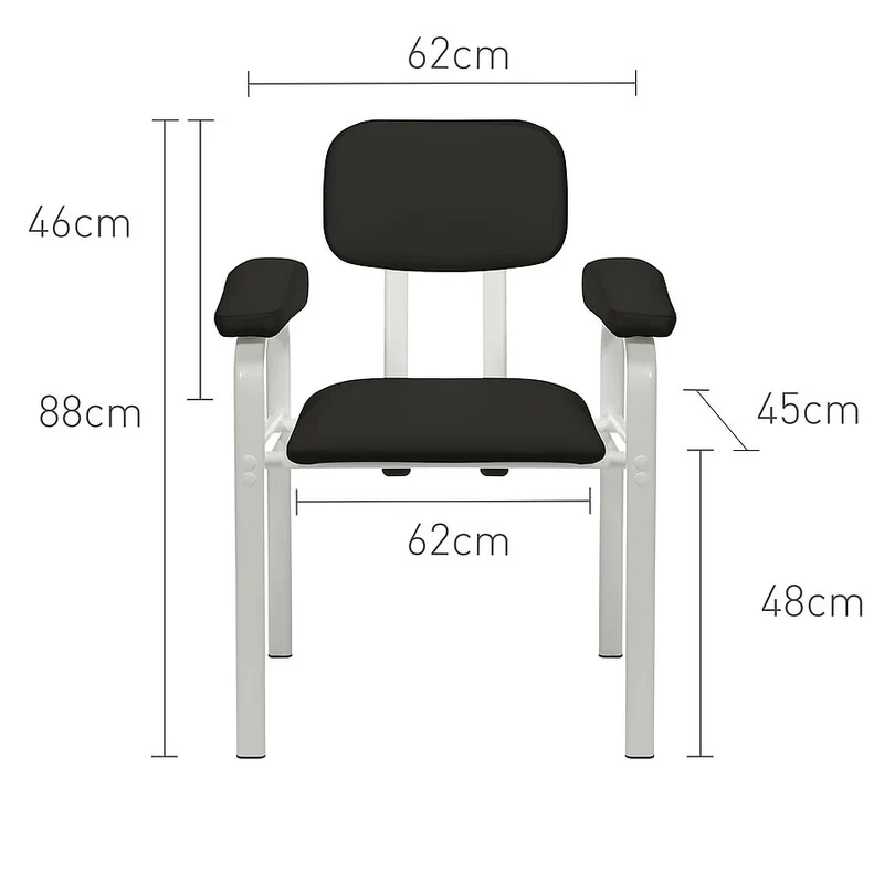 Teqler Bloedafnamestoel – Prikstoel – Zwart – 150 kg