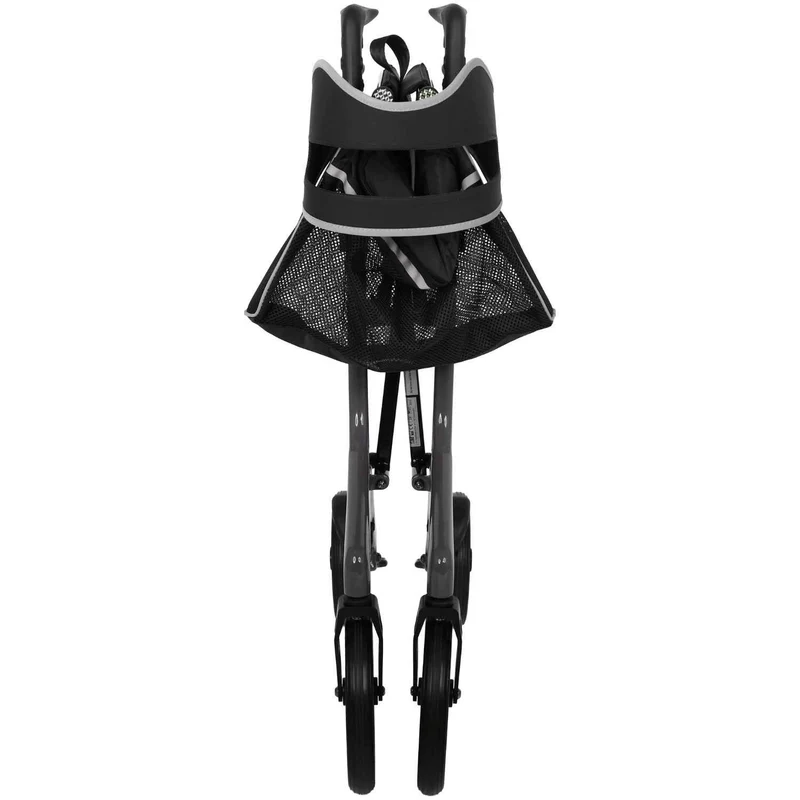 Drive Medical AeroWalk™ Carbon Rollator – Graphit Grau, Ultraleicht (4,6 kg), Faltbar & Stabil (HMV: 10.50.04.1281)
