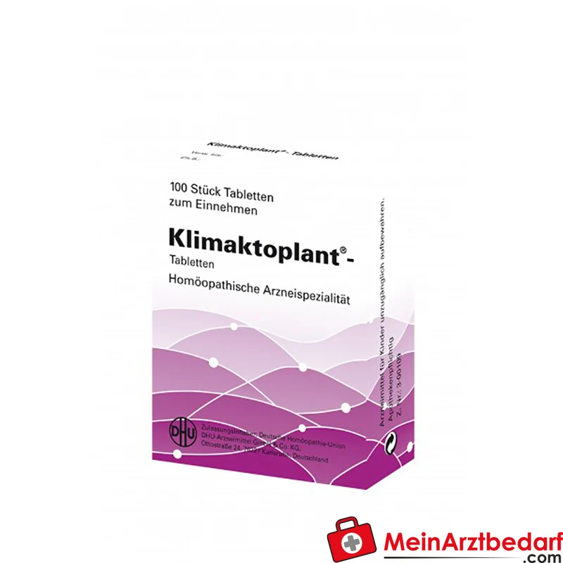 PEI01 Klimaktoplant homöopathische Tabletten Wechseljahre 100 Stück