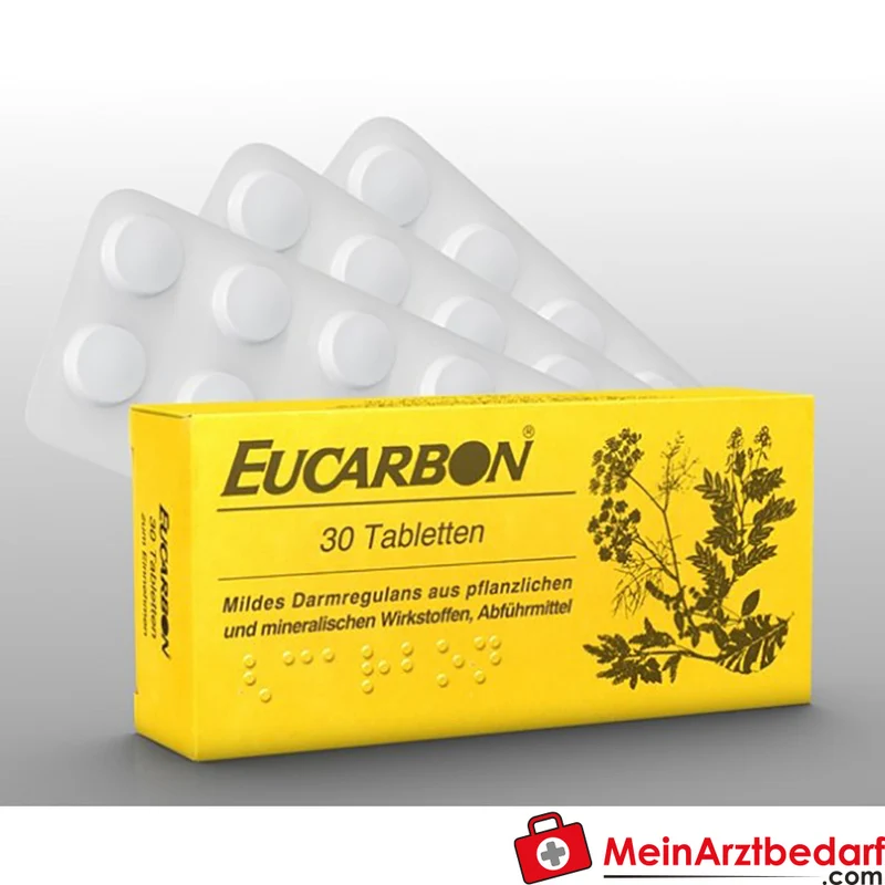 Eucarbon Tabletten 30 St. pflanzliches Abführmittel bei Verstopfung
