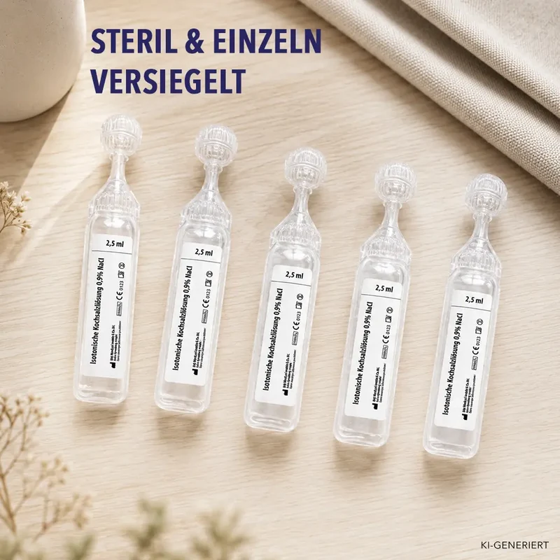 Kochsalzlösung 0,9 % - 2,5 ml zum Inhalieren