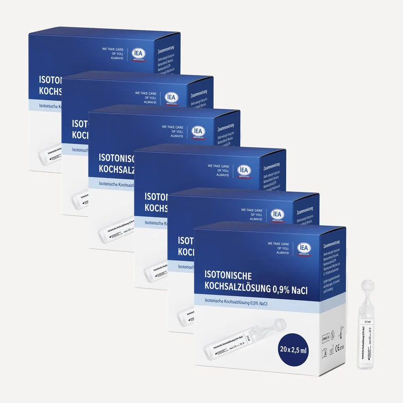 Kochsalzlösung 0,9 % - 2,5 ml zum Inhalieren