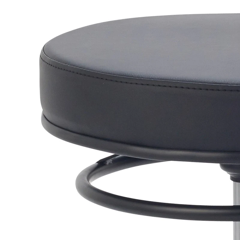 Tabouret, draaibare kruk met ontgrendelingsring | zwart
