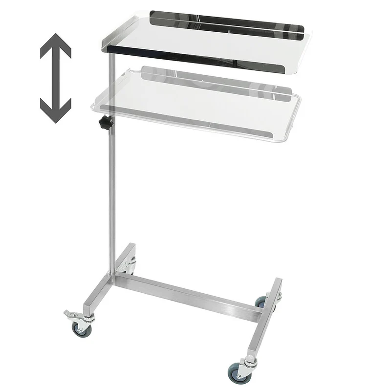 RVS Instrumententafel In Hoogte Verstelbaar – 10 kg – 60 x 40 x 90 cm