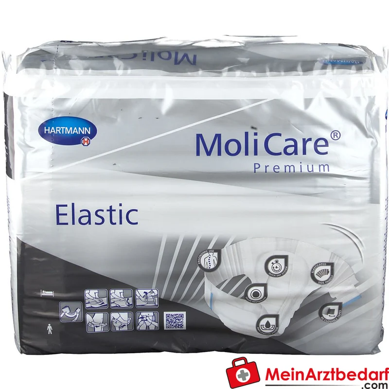 MoliCare Premium Elastic Inkontinenzslip 10 Tropfen Größe L, 4x14 Stück