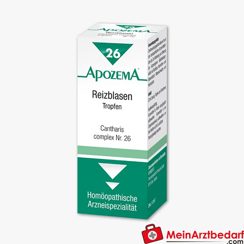 Apozema Reizblasen-Tropfen Nr. 26 homöopathisches Arzneimittel 50 ml