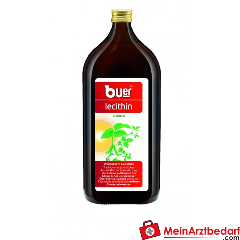 Buer® Lecithin flüssig 500 ml Aufbaupräparat für Körper und Geist