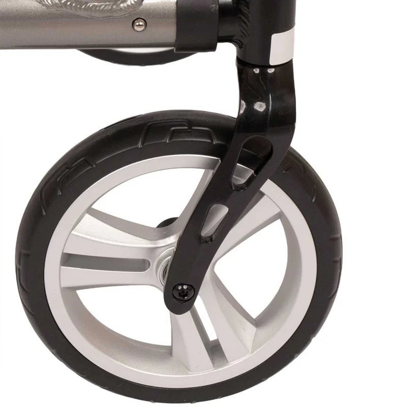Drive Medical Leichtgewicht Rollator Nitro SL - Superleicht (nur 5,5 kg), faltbar & stabil - Daytona-grau metallic (HMV: 10.50.04.1276)