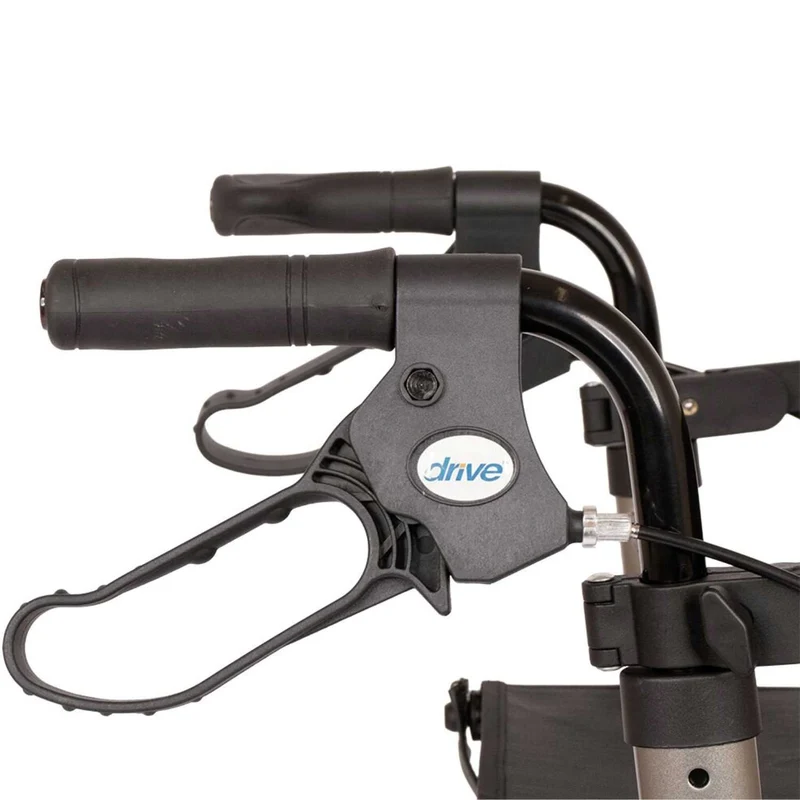 Drive Medical Leichtgewicht Rollator Nitro SL - Superleicht (nur 5,5 kg), faltbar & stabil - Daytona-grau metallic (HMV: 10.50.04.1276)
