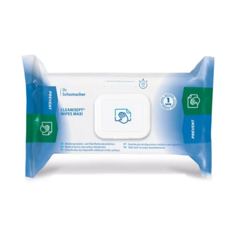 Cleanisept Wipes Maxi, Alkoholfreie Tücher zur Flächendesinfektion - 100 Tücher (Packung)