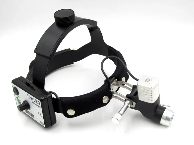BASCH 10W LED Hoofdlamp met Professionele Hoofdband | Krachtige Medische Verlichting