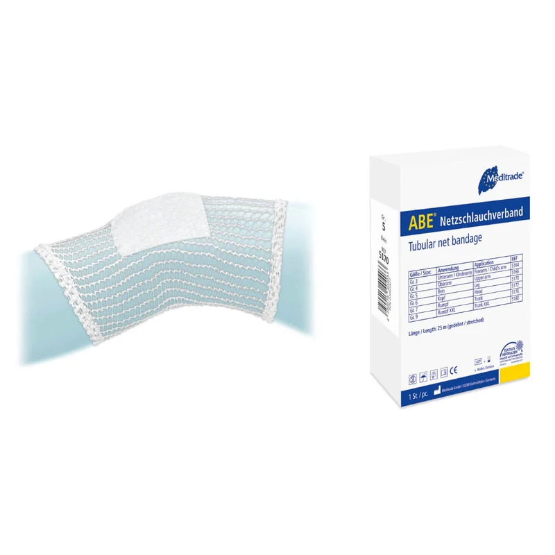 ABE netverband 2,5 cm x 25 mtr, maat 4
