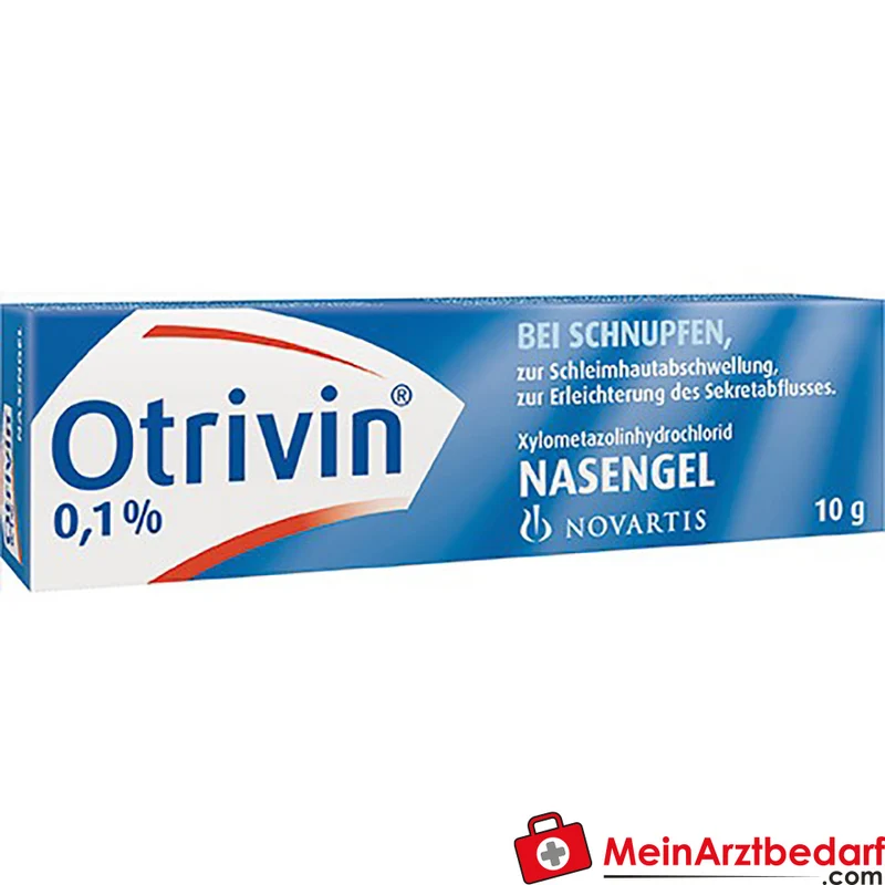 GSK-Gebro Otrivin 0,1% Nasengel 10 g – befeuchtet trockene Nase, wirkt bis zu 12 h
