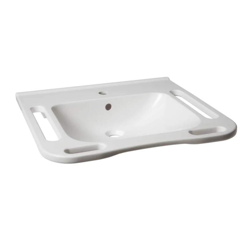 KIBOMED GTM602 – barrierefreies Waschbecken für Senioren & Rollstuhlfahrer, 600x555 mm