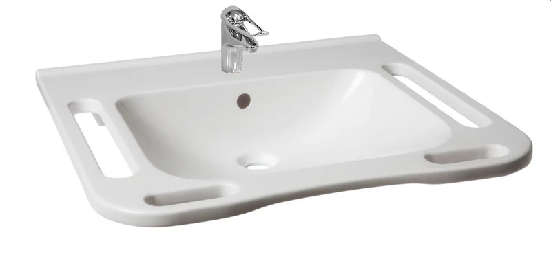 KIBOMED GTM602 – barrierefreies Waschbecken für Senioren & Rollstuhlfahrer, 600x555 mm