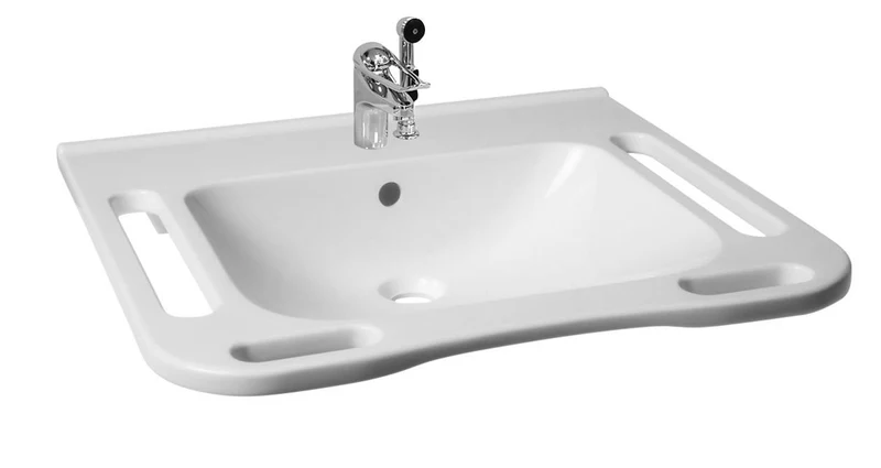 KIBOMED GTM602 – barrierefreies Waschbecken für Senioren & Rollstuhlfahrer, 600x555 mm