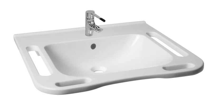 KIBOMED GTM602 – barrierefreies Waschbecken für Senioren & Rollstuhlfahrer, 600x555 mm