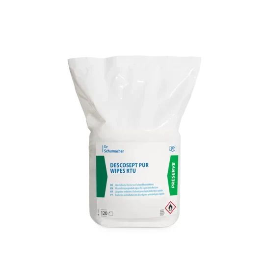 Dr. Schumacher DESCOSEPT PUR WIPES RTU Desinfektionstücher Nachfüllpack