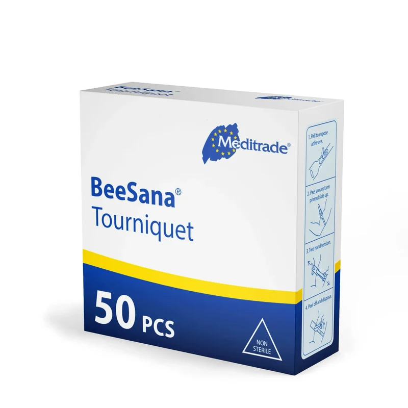 BeeSana® Tourniquet Disposable 50 stuks – stuwband voor bloedafname
