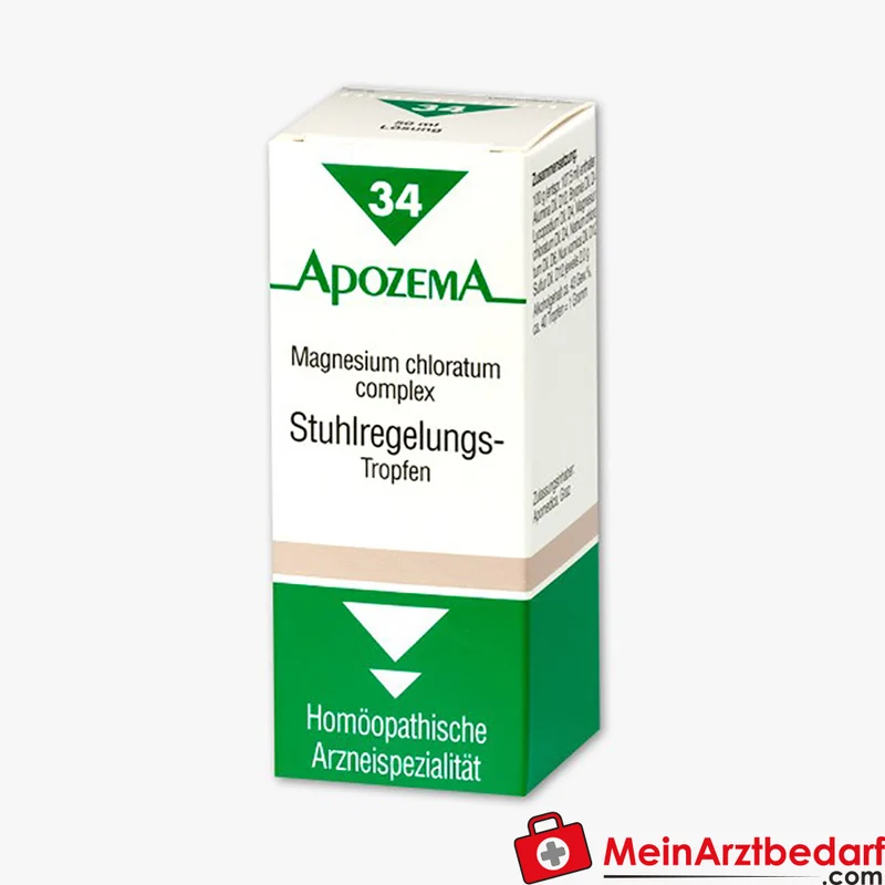 Apozema Homöopathische Stuhlregelungs-Tropfen 50 ml bei Verstopfung