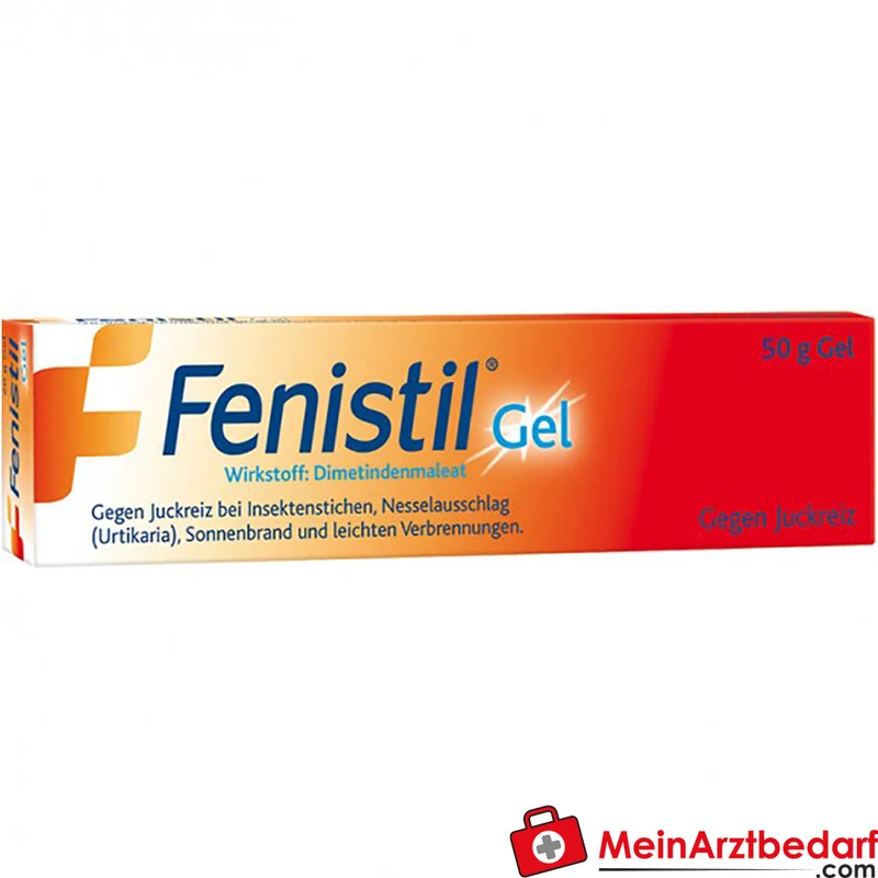 GSK-Gebro Fenistil Gel 50 g, lindert Juckreiz bei Insektenstichen und Sonnenbrand, alkoholfrei
