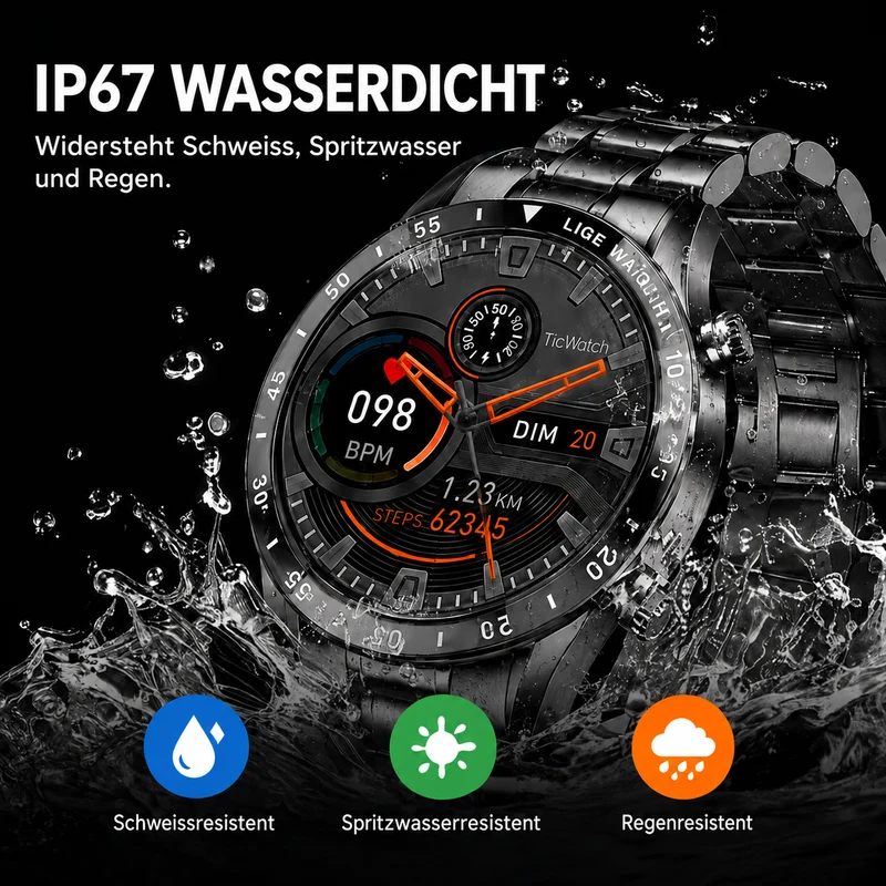 Luxus 4G Smartwatch - Für Anrufe und Konnektivität mit Stil