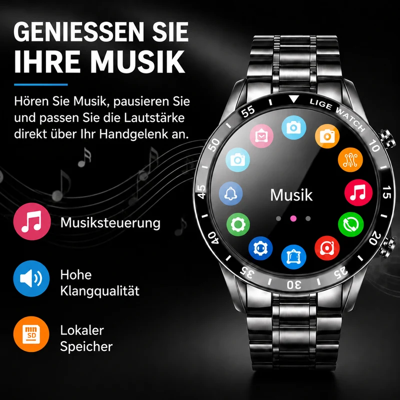 Luxus 4G Smartwatch - Für Anrufe und Konnektivität mit Stil