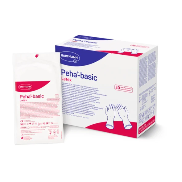 Hartmann Peha-basic Einmal-OP-Handschuhe Latex, steril, Größe 8,5, 50 Paar