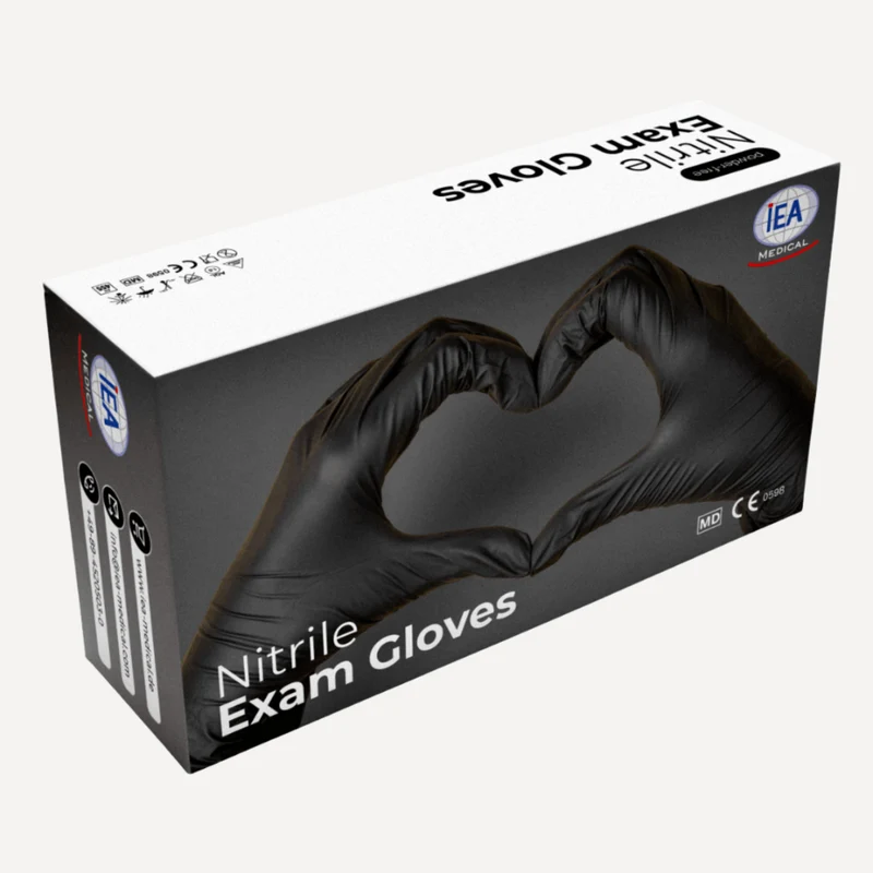 Nitrilhandschuhe 100er Box - schwarz