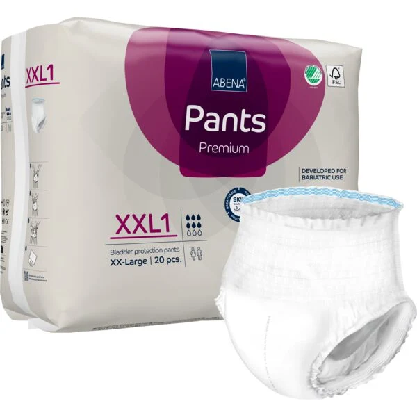 Abena Pants Premium XXL1 (ehem. Abri-Flex) - für sehr korpulente Menschen! - 1700 ml