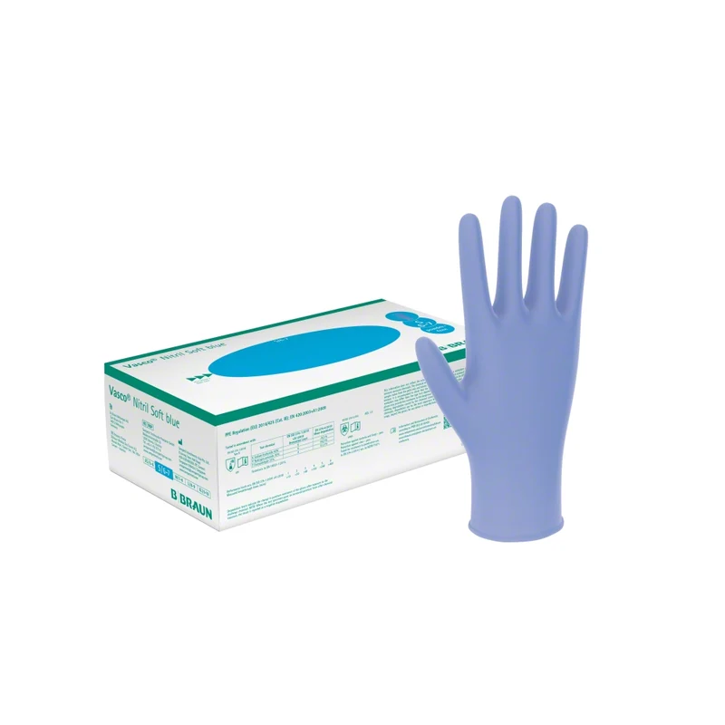 B. Braun Vasco Nitril sky-blue, 100 Stk.
