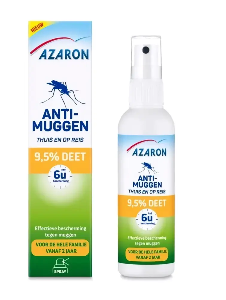 Azaron Anti muggen 9.5% deet spray - 100 ml