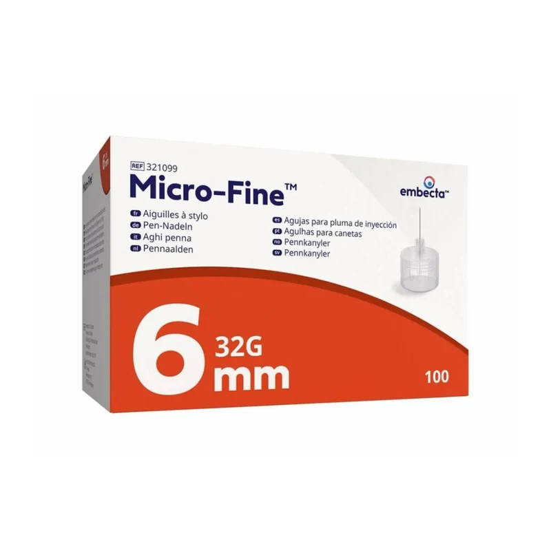 embecta Micro-Fine™ Pennaalden 0,23 x 6 mm 32G 100 stuks 321099