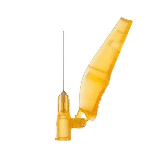 GRIEPVACCINATIE NAALDEN Sol-care veiligheidsnaald 100 stuks 25g 16 x 0.50 mm oranje sn2558 steriel