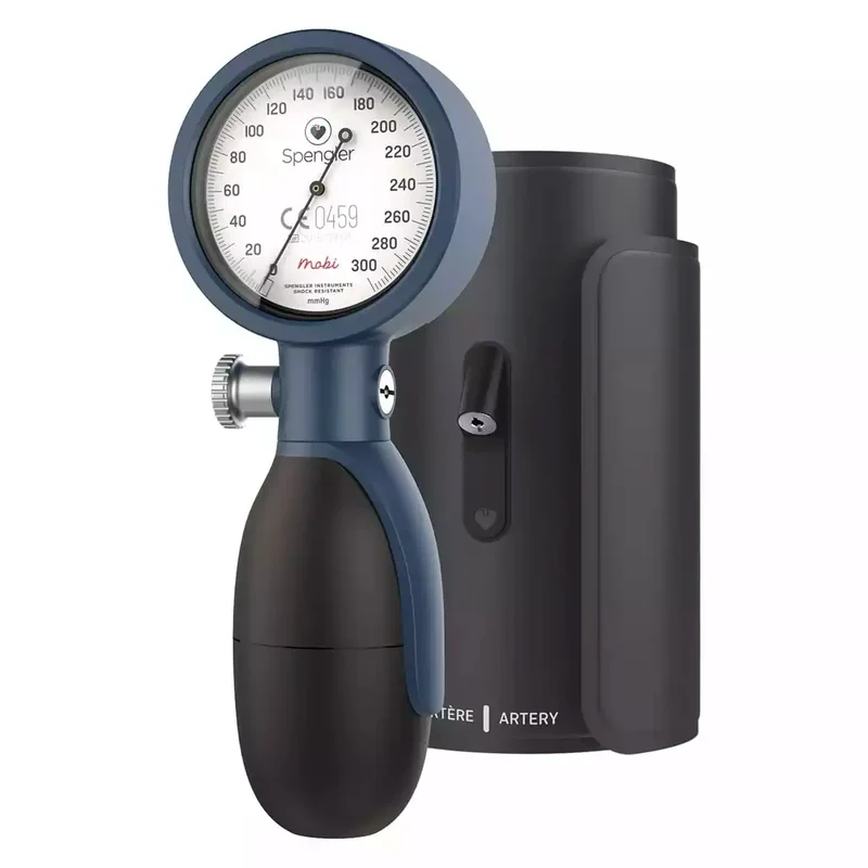 Spengler Mobi Professionele Aneroid Bloeddrukmeter Blueberry