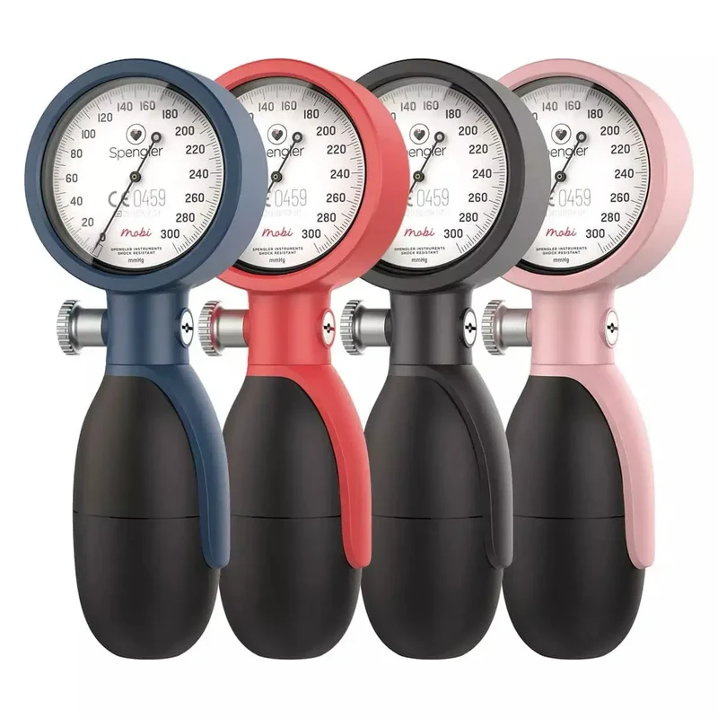 Spengler Mobi Professionele Aneroid Bloeddrukmeter Blueberry