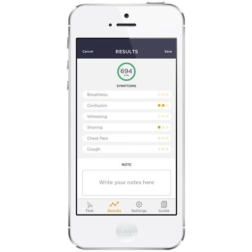 MIR Smart One® Spirometer, peakflowmeter nu op uw smartphone voor uw astma