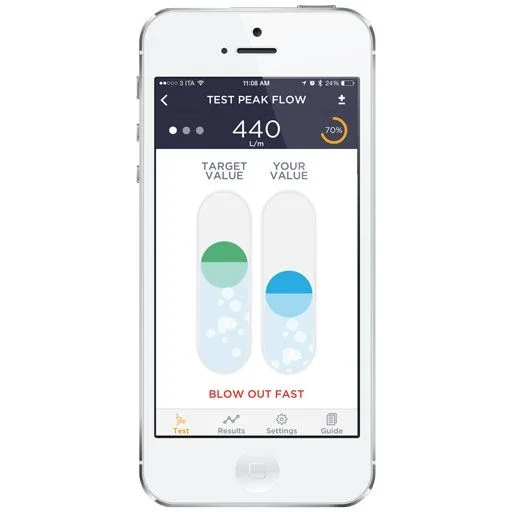 MIR Smart One® Spirometer, peakflowmeter nu op uw smartphone voor uw astma