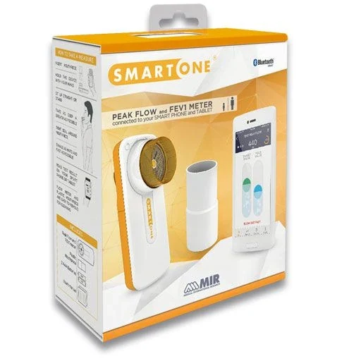 MIR Smart One® Spirometer, peakflowmeter nu op uw smartphone voor uw astma