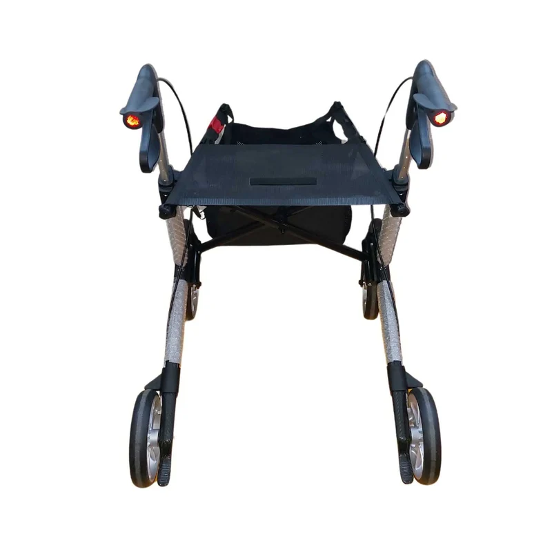 Rehasense Carbon-Rollator Athlon SL (5,1 kg), TPE-Räder - Gr. M, carbonschwarz (HMV: 10.50.04.1228)