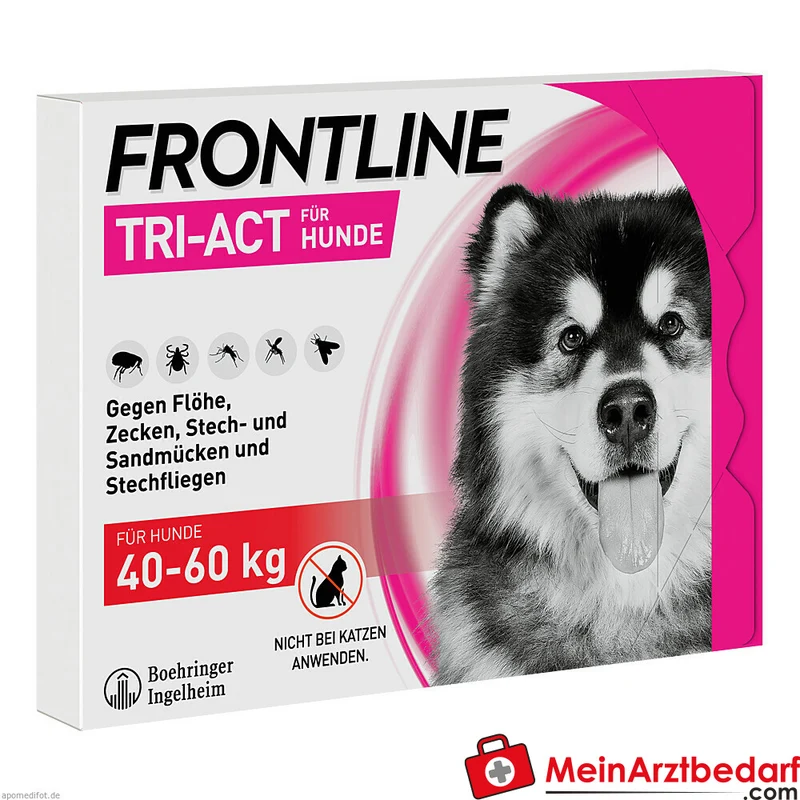 Frontline Tri-Act Spot-on Lösung für Hunde 40–60 kg 3 Stück