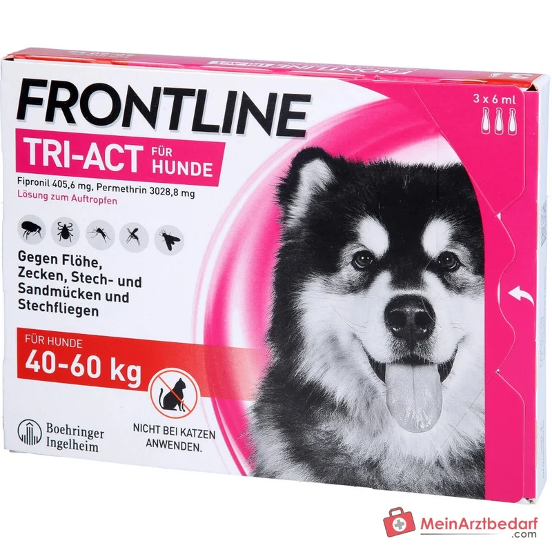 Frontline Tri-Act Spot-on Lösung für Hunde 40–60 kg 3 Stück