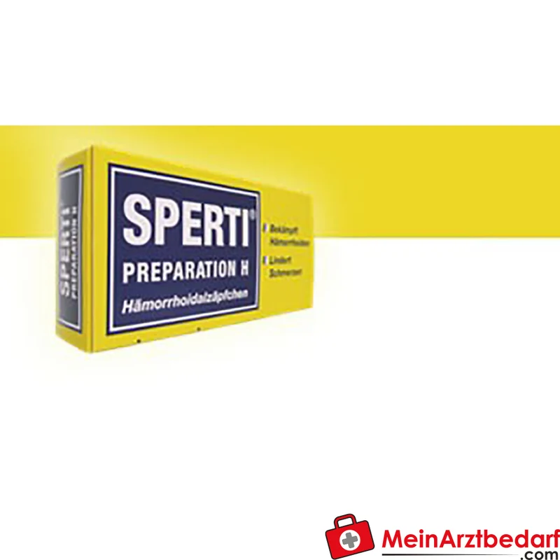 Sperti Preparation H Hämorrhoidalzäpfchen 12 Stk, entzündungshemmend