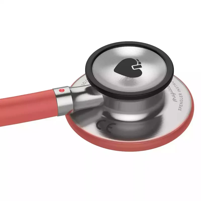 Spengler Magister II dubbelkopstethoscoop Silver Coral