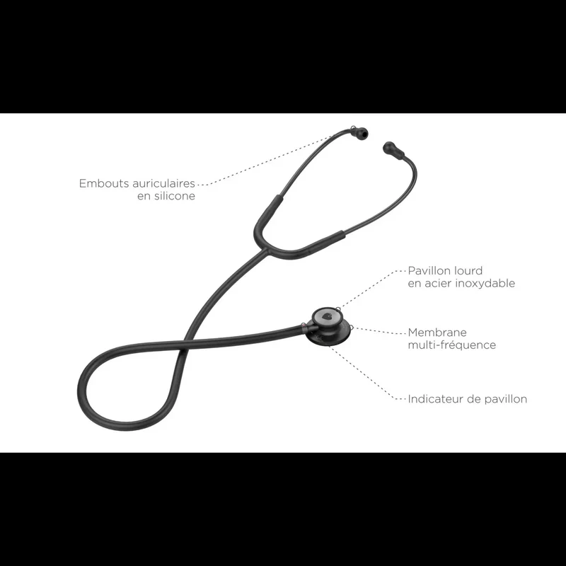 Spengler Magister II dubbelkopstethoscoop black