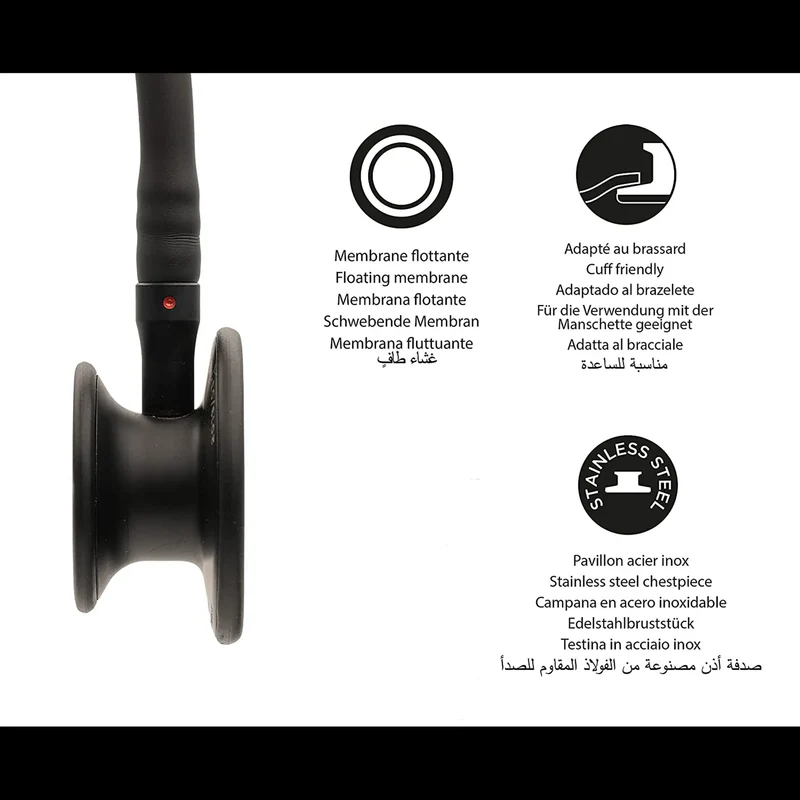 Spengler Magister II dubbelkopstethoscoop black
