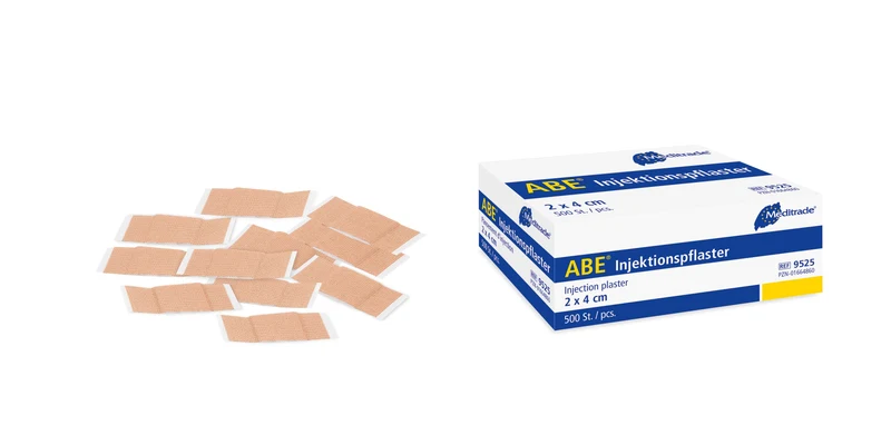ABE® injectiepleister 2 x 4 cm - 500 stuks