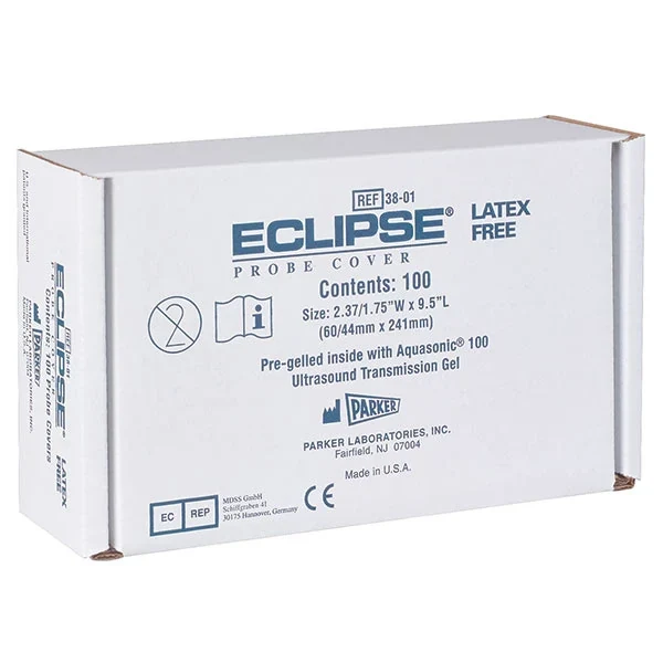 Eclipse ultrasone probe covers, Parker, latex vrij 83 /43mm x 241mm