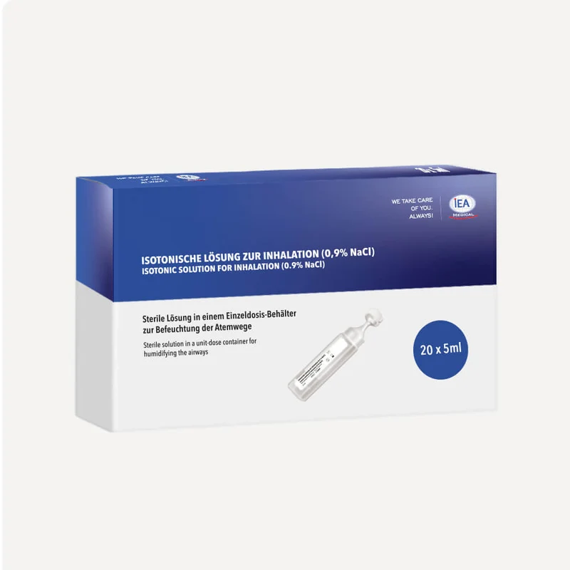 Kochsalzlösung 0,9 % - 5 ml zum Inhalieren