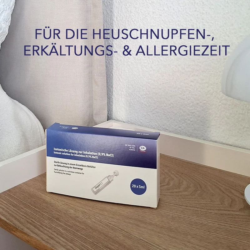 Kochsalzlösung 0,9 % - 5 ml zum Inhalieren